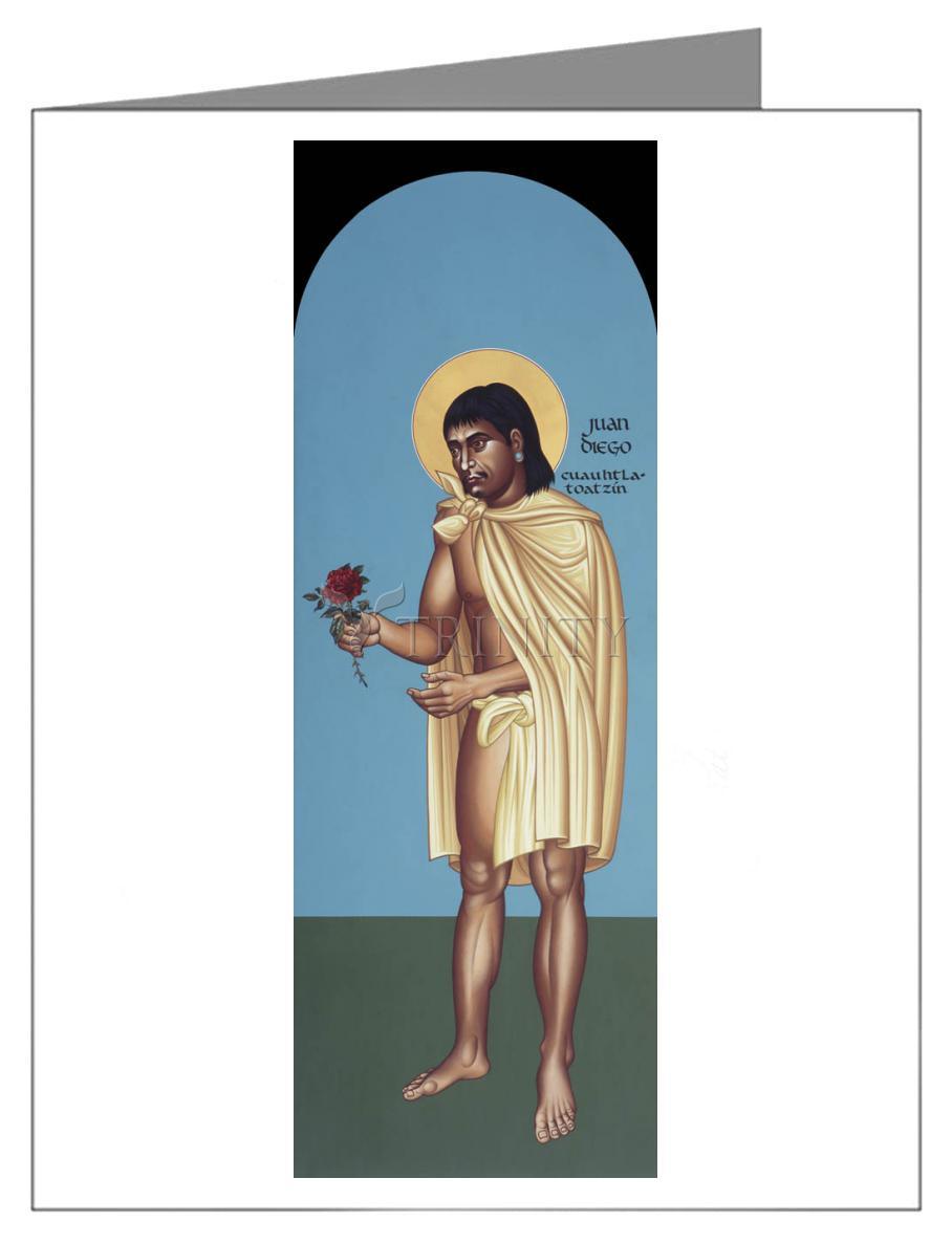 St. Juan Diego Cuauhtlatoatzin - Note Card by Br. Robert Lentz, OFM - Trinity Stores