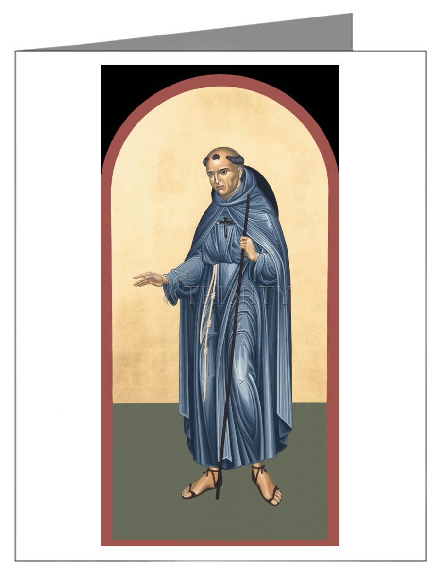 St. Junipero Serra - Note Card by Br. Robert Lentz, OFM - Trinity Stores