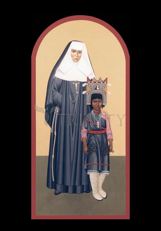 St. Katharine Drexel - Holy Card by Br. Robert Lentz, OFM - Trinity Stores