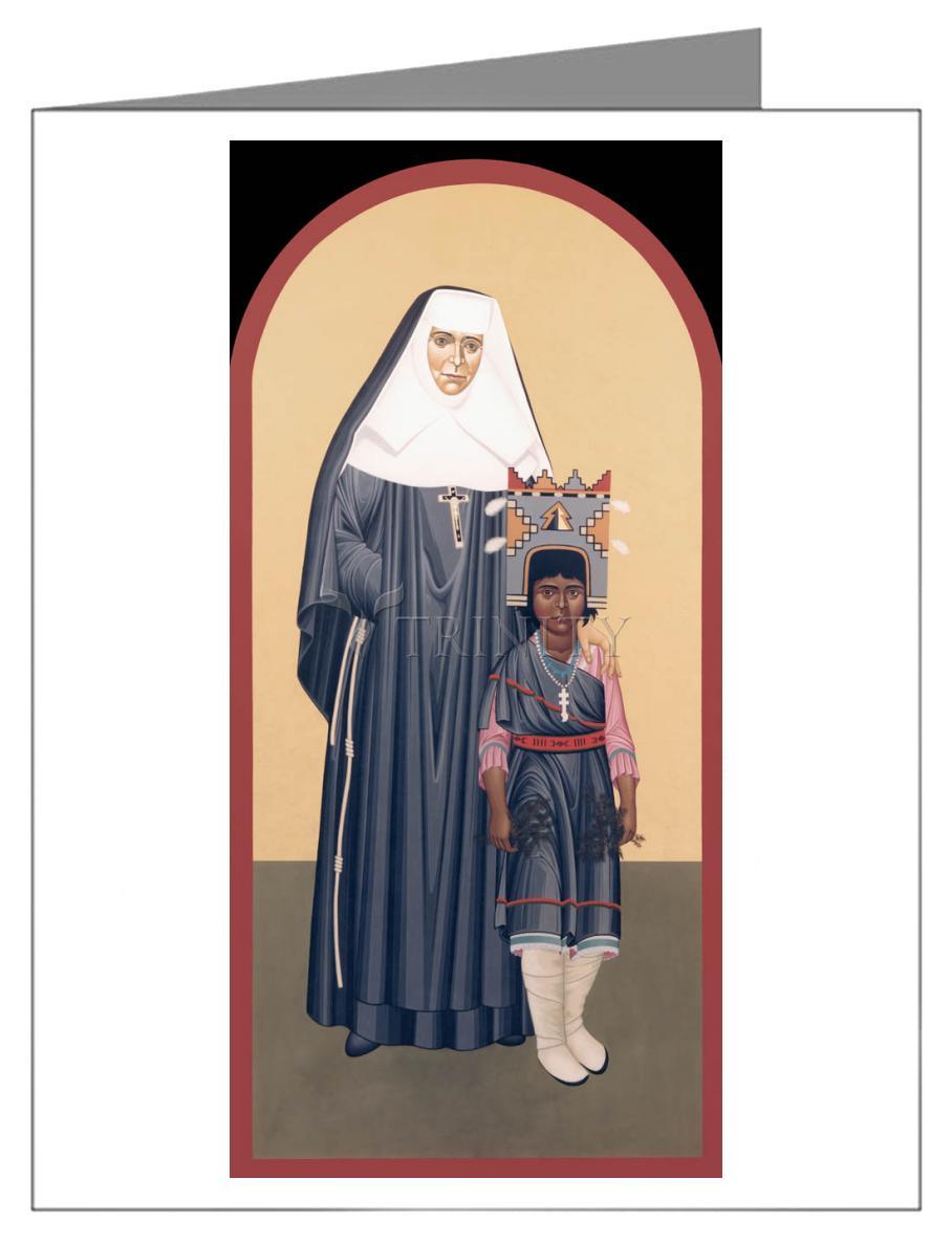 St. Katharine Drexel - Note Card Custom Text by Br. Robert Lentz, OFM - Trinity Stores