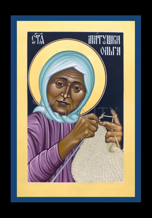 Matushka Olga Michael - Holy Card by Br. Robert Lentz, OFM - Trinity Stores