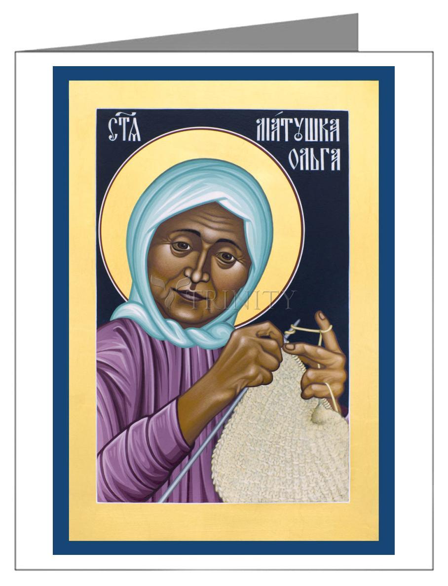 Matushka Olga Michael - Note Card by Br. Robert Lentz, OFM - Trinity Stores