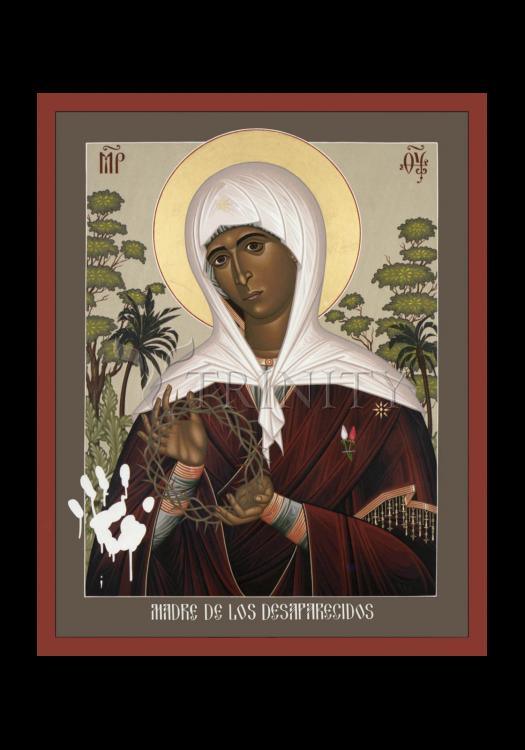Mother of the Disappeared - Holy Card by Br. Robert Lentz, OFM - Trinity Stores