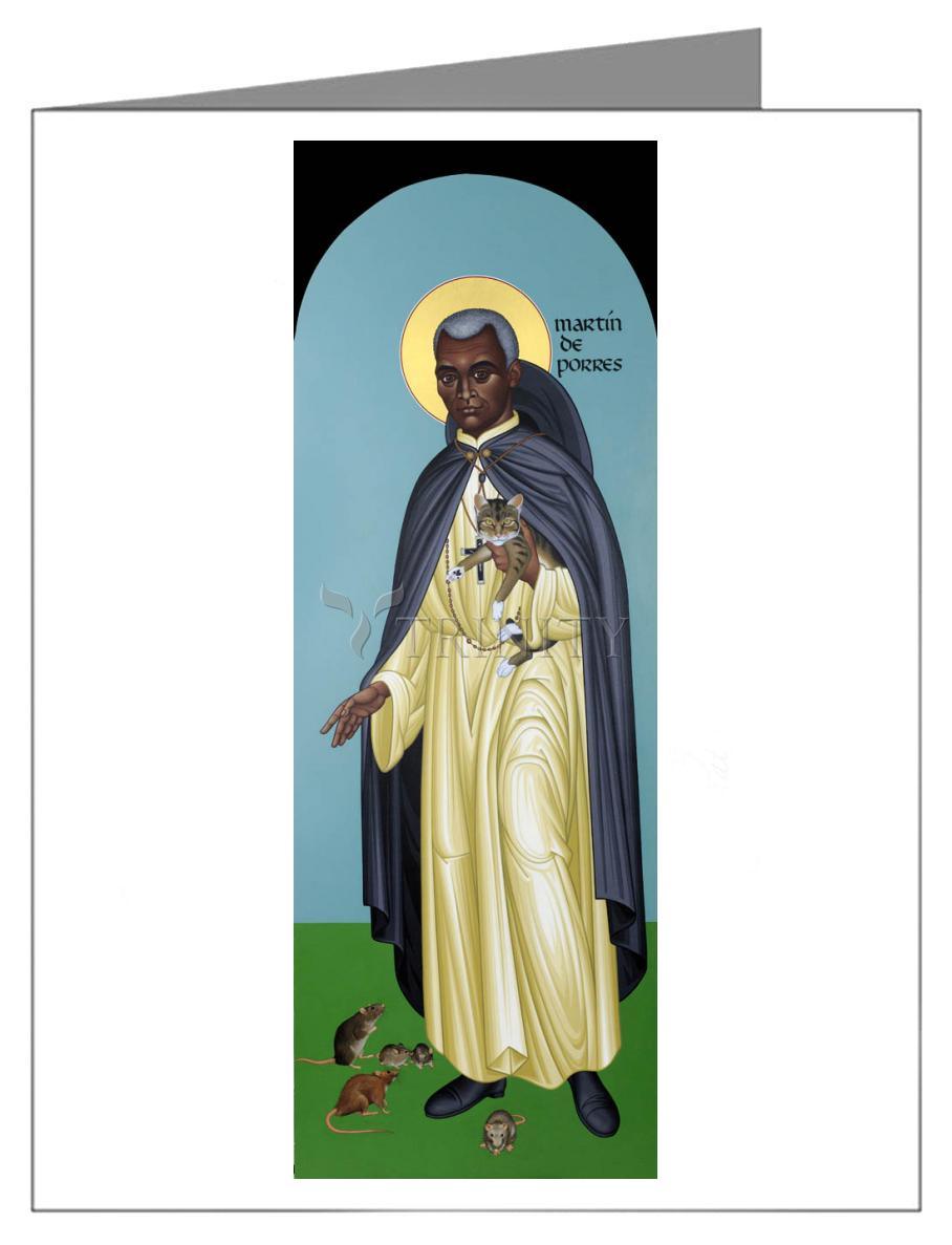 St. Martin de Porres - Note Card by Br. Robert Lentz, OFM - Trinity Stores