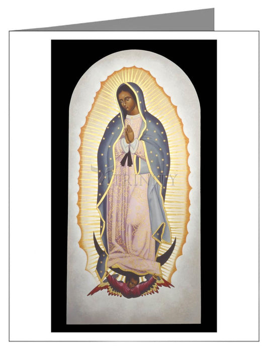 Our Lady of Guadalupe - Note Card Custom Text by Br. Robert Lentz, OFM - Trinity Stores