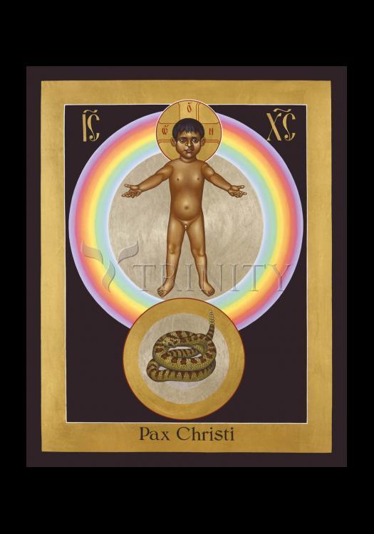 Pax Christi - Holy Card by Br. Robert Lentz, OFM - Trinity Stores
