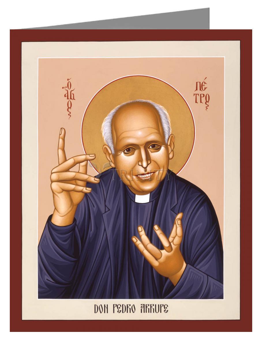 Pedro Arrupe, SJ - Note Card Custom Text by Br. Robert Lentz, OFM - Trinity Stores