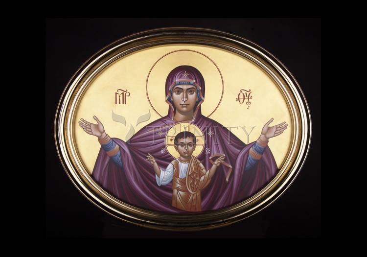 Queen of Heaven - Holy Card by Br. Robert Lentz, OFM - Trinity Stores