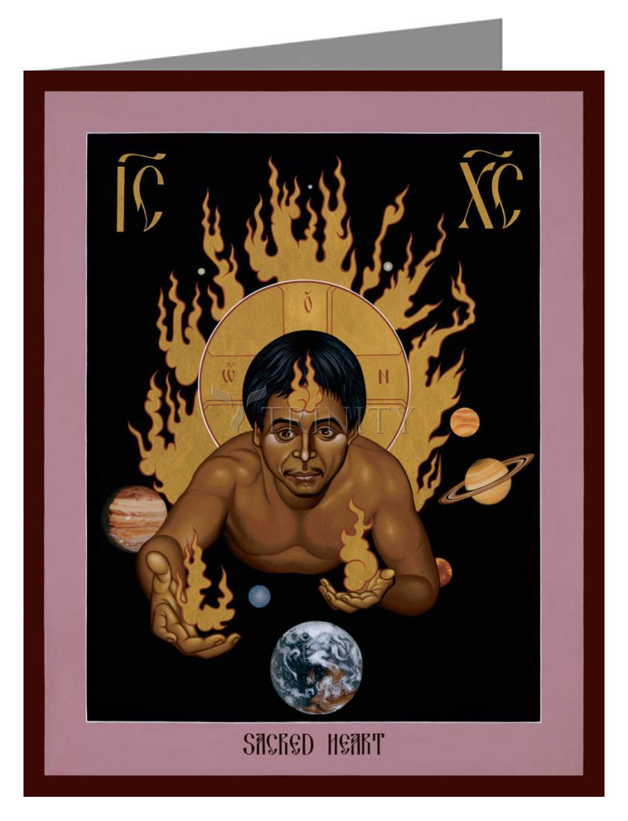 Sacred Heart - Note Card Custom Text by Br. Robert Lentz, OFM - Trinity Stores
