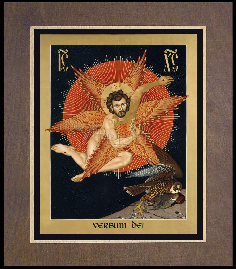 Seraphic Christ - Wood Plaque Premium by Br. Robert Lentz, OFM - Trinity Stores