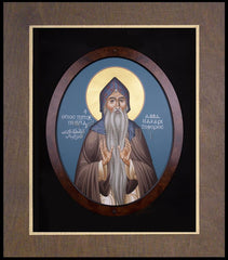 Wood Plaque Premium - St. Macarius the Great by R. Lentz
