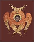 Wood Plaque - Seraph Angel by R. Lentz