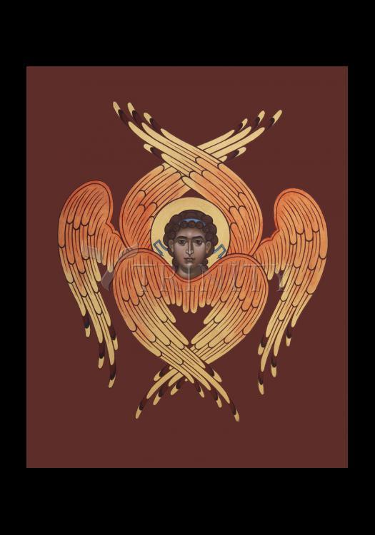 Seraph Angel - Holy Card by Br. Robert Lentz, OFM - Trinity Stores