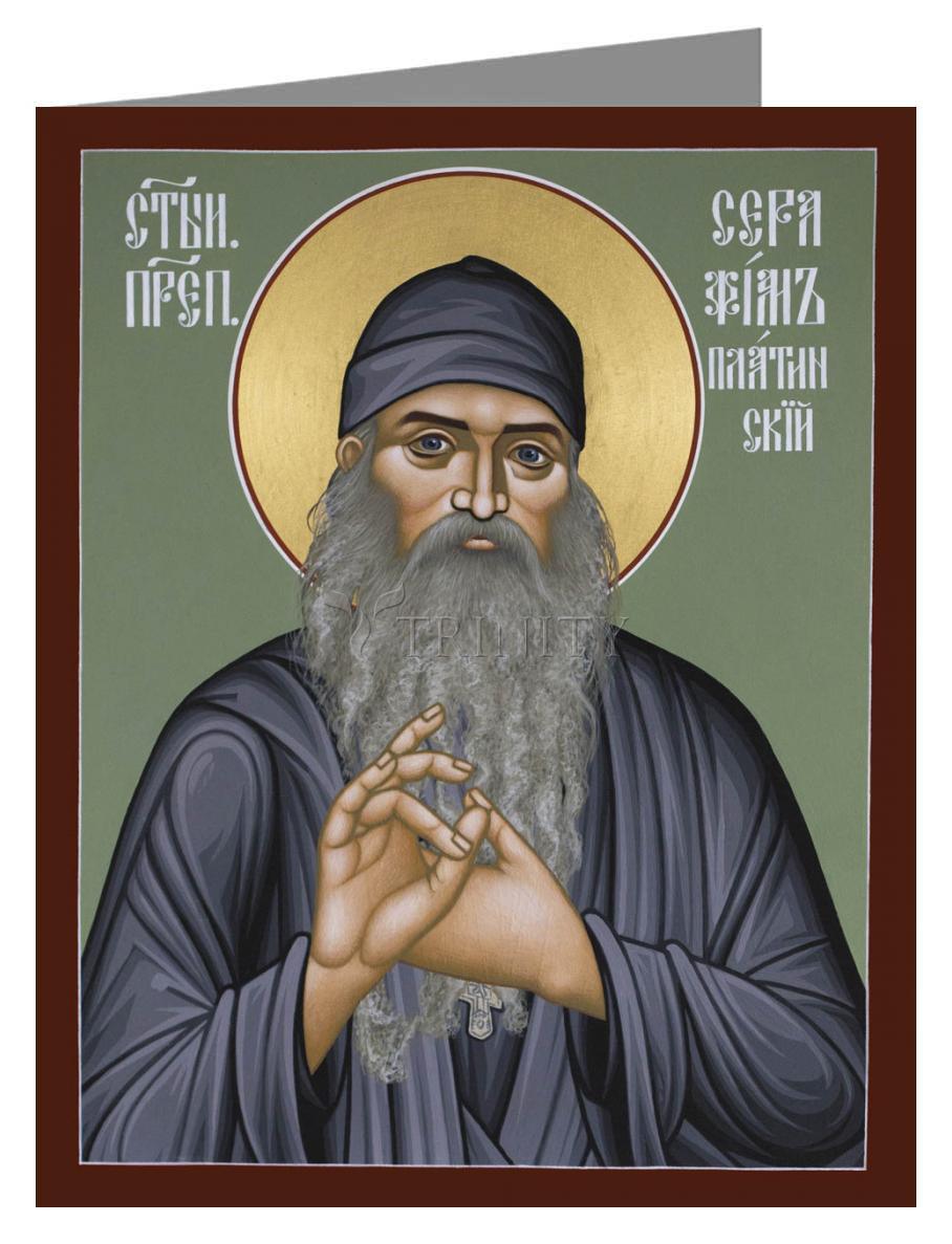 Seraphim Rose of Platina - Note Card by Br. Robert Lentz, OFM - Trinity Stores