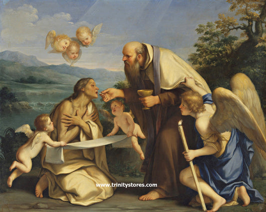 Apr 01 - “Communion of St. Mary of Egypt” by Museum Religious Art Classics.