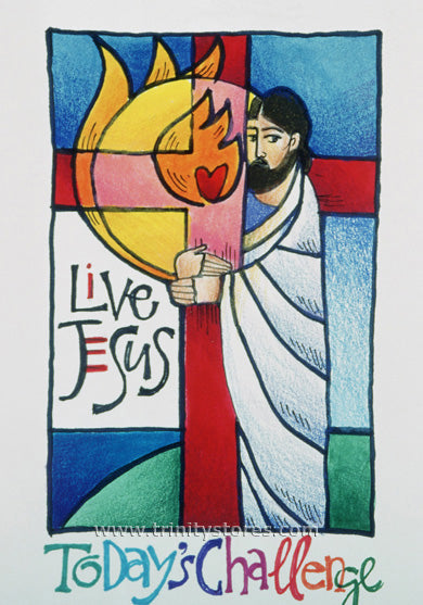 Apr 3 - “Today's Challenge” © artwork by Br. Mickey McGrath, OSFS.