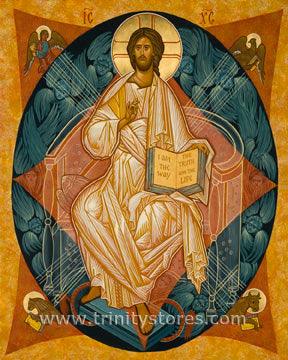 Apr 6 - “Christ Enthroned” © icon by Joan Cole. - trinitystores