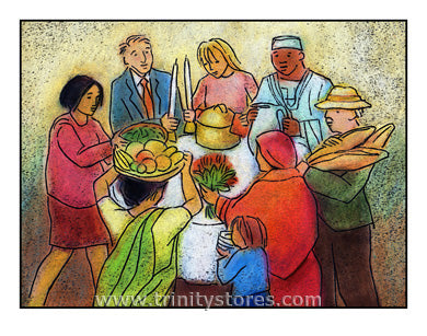 Apr 07 - “Many Gifts” © artwork by Julie Lonneman.