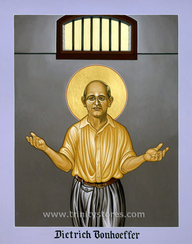 Apr 8 - “Dietrich Bonhoeffer” © icon by Lewis Williams, OFS.