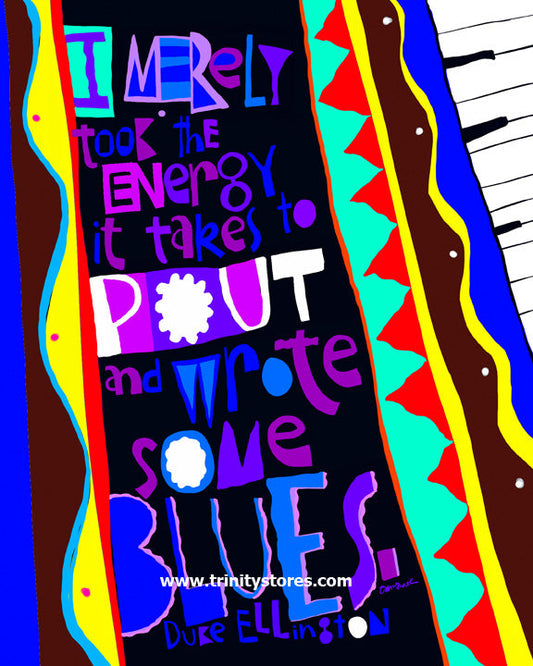 Apr 9 - “Duke Ellington” © artwork By Br. Mickey McGrath, OSFS.