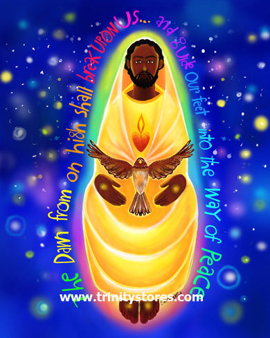 Apr 13 - “Jesus Dawn From On High” © artwork by Br. Mickey McGrath, OSFS.