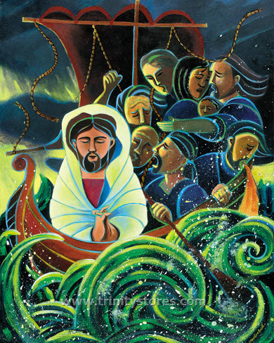 Apr 14 - “No Storm Can Shake My Inmost Calm” © artwork by Br. Mickey McGrath, OSFS.