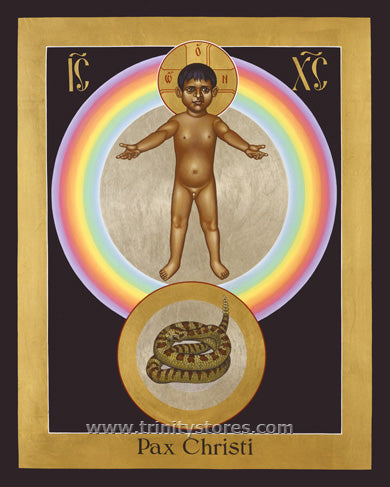 Apr 18 - “Pax Christi” © icon by Br. Robert Lentz, OFM