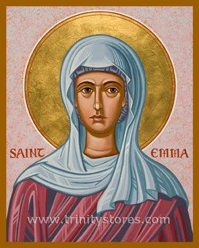 Apr 19 - “St. Emma” © icon by Joan Cole. Happy Feast Day St. Emma! - trinitystores