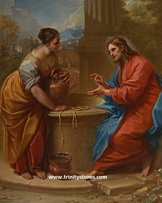 Apr 19 - “Christ and Woman of Samaria” by Museum Religious Art Classics. - trinitystores