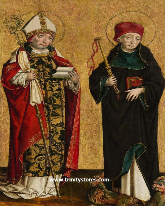 Apr 23 - “Sts. Adalbert and Procopius” by Museum Religious Art Classics. Happy Feast Day St. Adalbert!