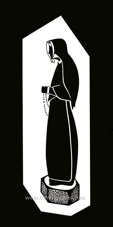 Apr 30 - “Bl. Pauline” © silhouette art by Dan Paulos. Happy Memorial Day Bl. Pauline! - trinitystores