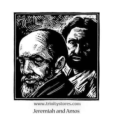 Aug 3 - “Jeremiah and Amos” © artwork by Julie Lonneman.
