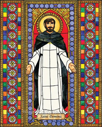 Aug 8 - St. Dominic artwork by Brenda Nippert. - trinitystores