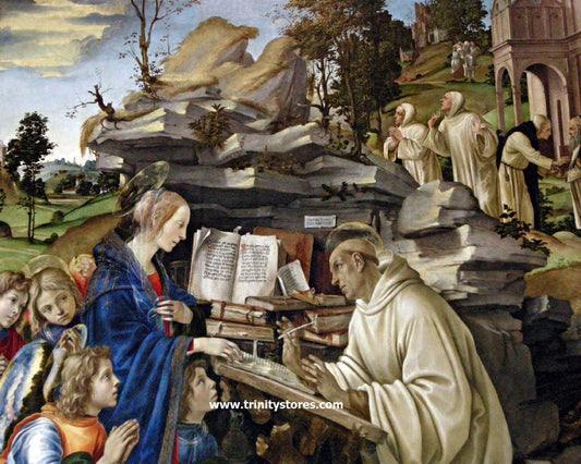 Aug 20 - “Apparition of Blessed Virgin to St. Bernard of Clairvaux” by Museum Religious Art Classics