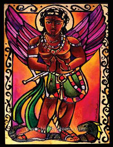 Aug 20 - “St. Michael” © artwork by Br. Mickey McGrath, OSFS.
