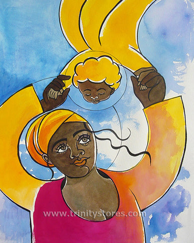 Aug 21 - “Mary, Source of our Joy” © artwork by Br. Mickey McGrath, OSFS.