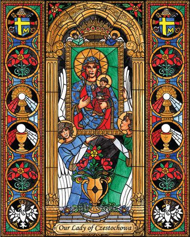 Aug 26 - Our Lady of Czestochowa artwork by Brenda Nippert. - trinitystores