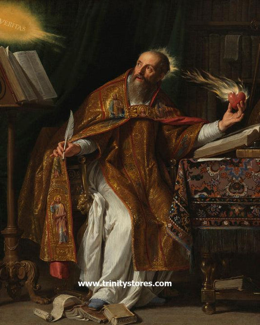 Aug 28 - St. Augustine by Museum Religious Art Classics. - trinitystores