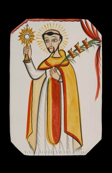 Aug 31 - “St. Raymond Nonnatus” © retablos art by Br. Arturo Olivas, OFS.