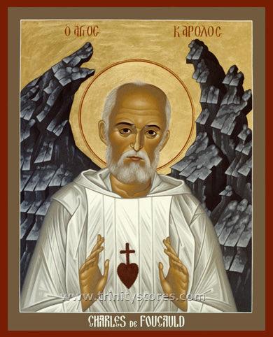 Dec 1 - Bl. Charles de Foucauld - icon by Br. Robert Lentz, OFM. - trinitystores