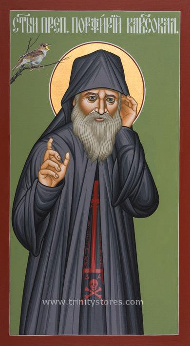 Dec 2 - St. Porphyrios of Kavsokalyvia icon by Br. Robert Lentz, OFM. - trinitystores