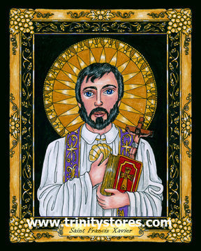 Dec 3 - “St. Francis Xavier” © art by Brenda Nippert.