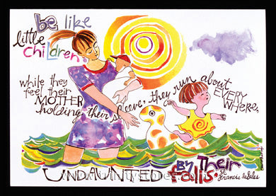 Dec 5 - “Be Like Little Children” © artwork by Br. Mickey McGrath, OSFS.