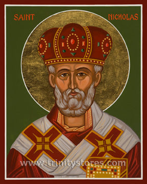 Dec 6 - “St. Nicholas” © icon by Joan Cole.