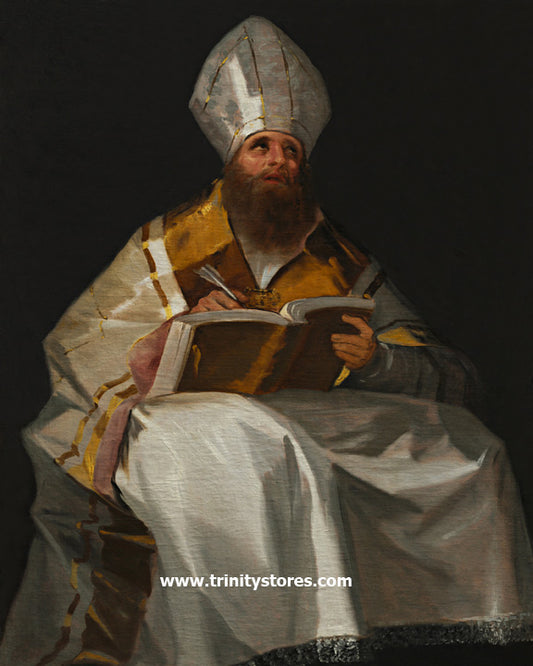 Dec 7 - “St. Ambrose” by Museum Religious Art Classics.