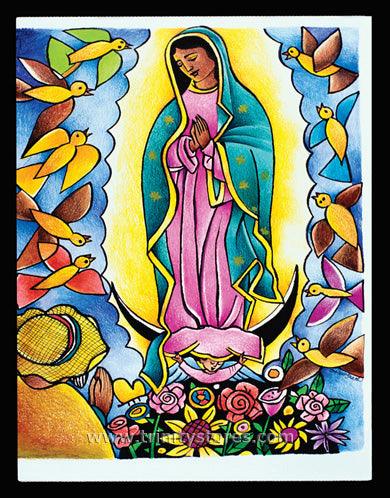 Dec 9 - St. Juan Diego - artwork by Br. Mickey McGrath, OSFS. - trinitystores