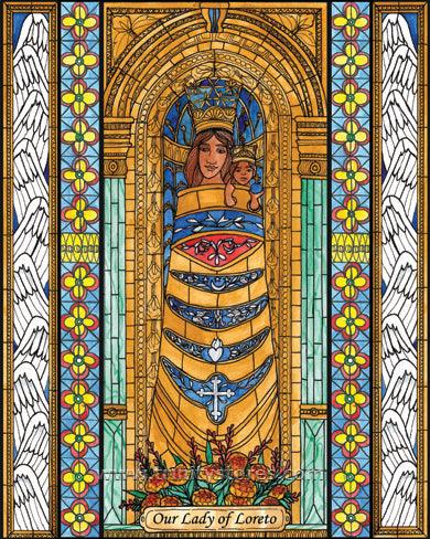 Dec 10 - Our Lady of Loreto artwork by Brenda Nippert. - trinitystores