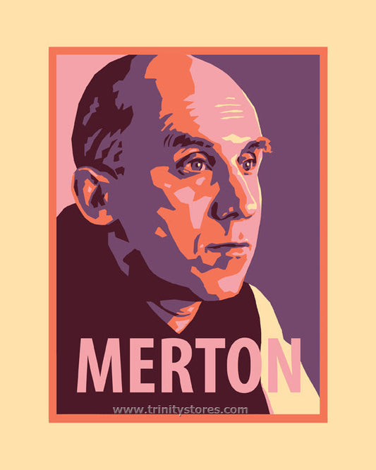 Dec 10 - “Thomas Merton” © artwork by Julie Lonneman.