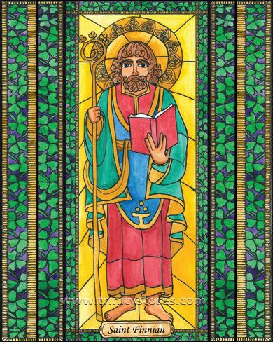 Dec 11 - “St. Finnian” © artwork by Brenda Nippert.