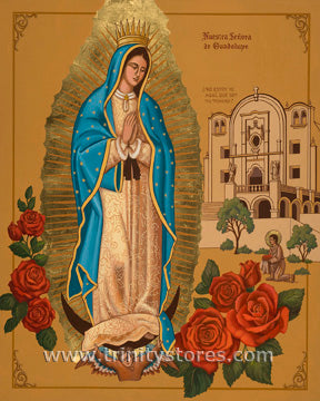 Dec 12 - “Our Lady of Guadalupe” © icon by Joan Cole.